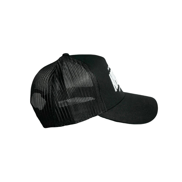 Mesh Club Cap - Black & White