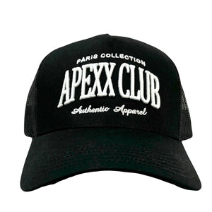 Mesh Club Cap - Black & White